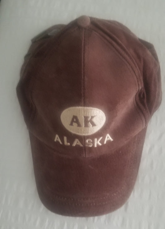 NEW Brown Suede Hat Adjustable back tab/Men
