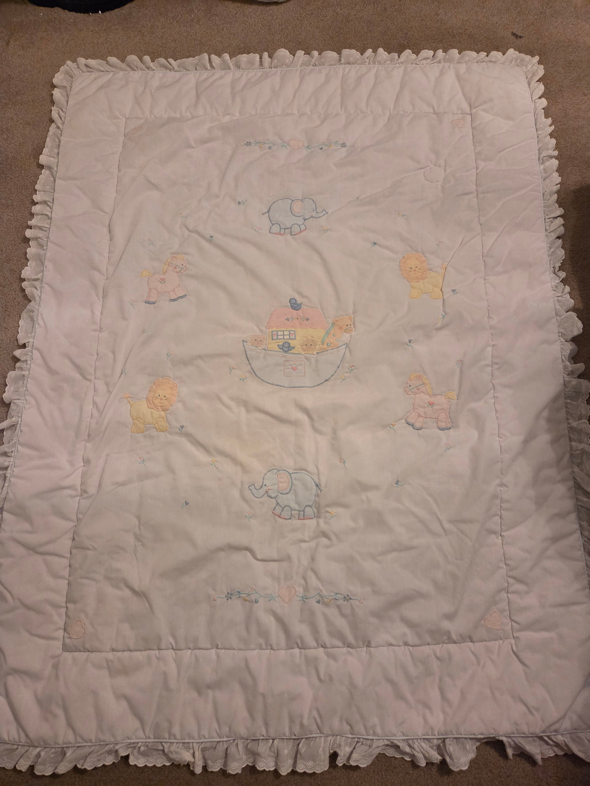 Crib Blanket Fits Infant/Toddler Bed