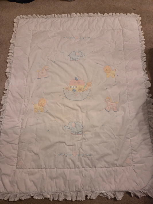 Crib Blanket Fits Infant/Toddler Bed