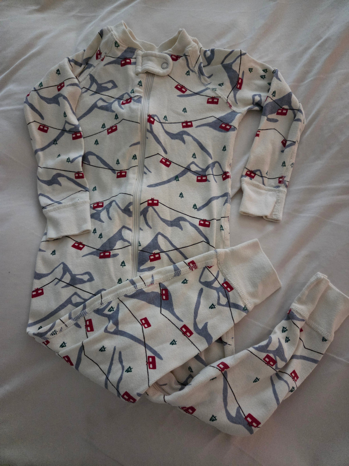 Hanna Anderson PJs One Piece, Clean EUC - size Toddler - 2T
