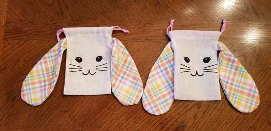 Easter Bunny Treat Bags Measure 5x7