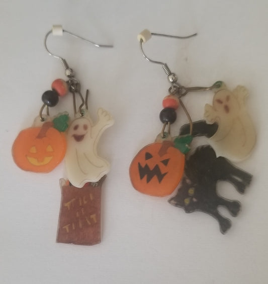 Halloween Earrings Drop Style 2 inches