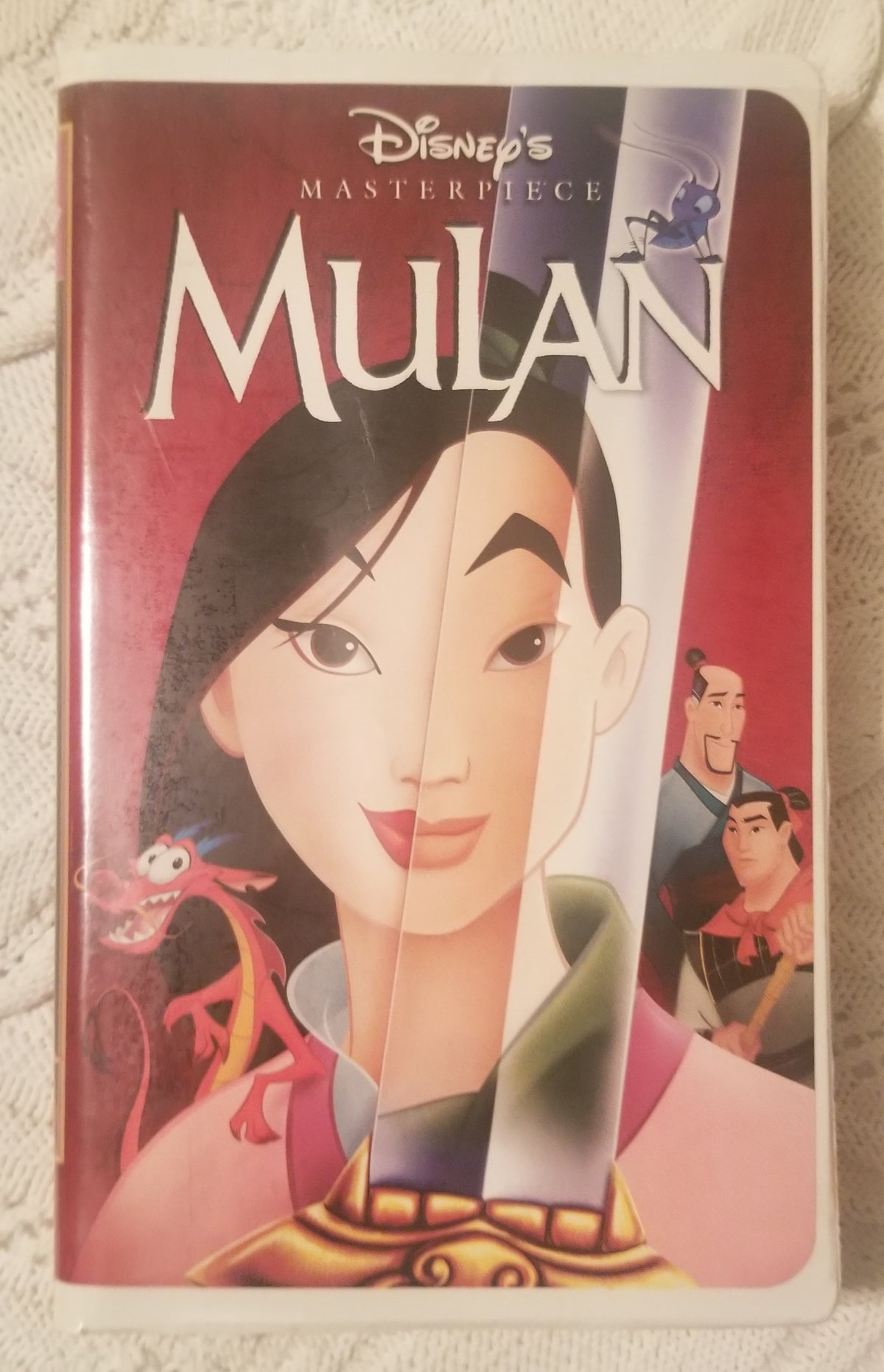 Disney's MULAN VHS Melamine 4 section dish