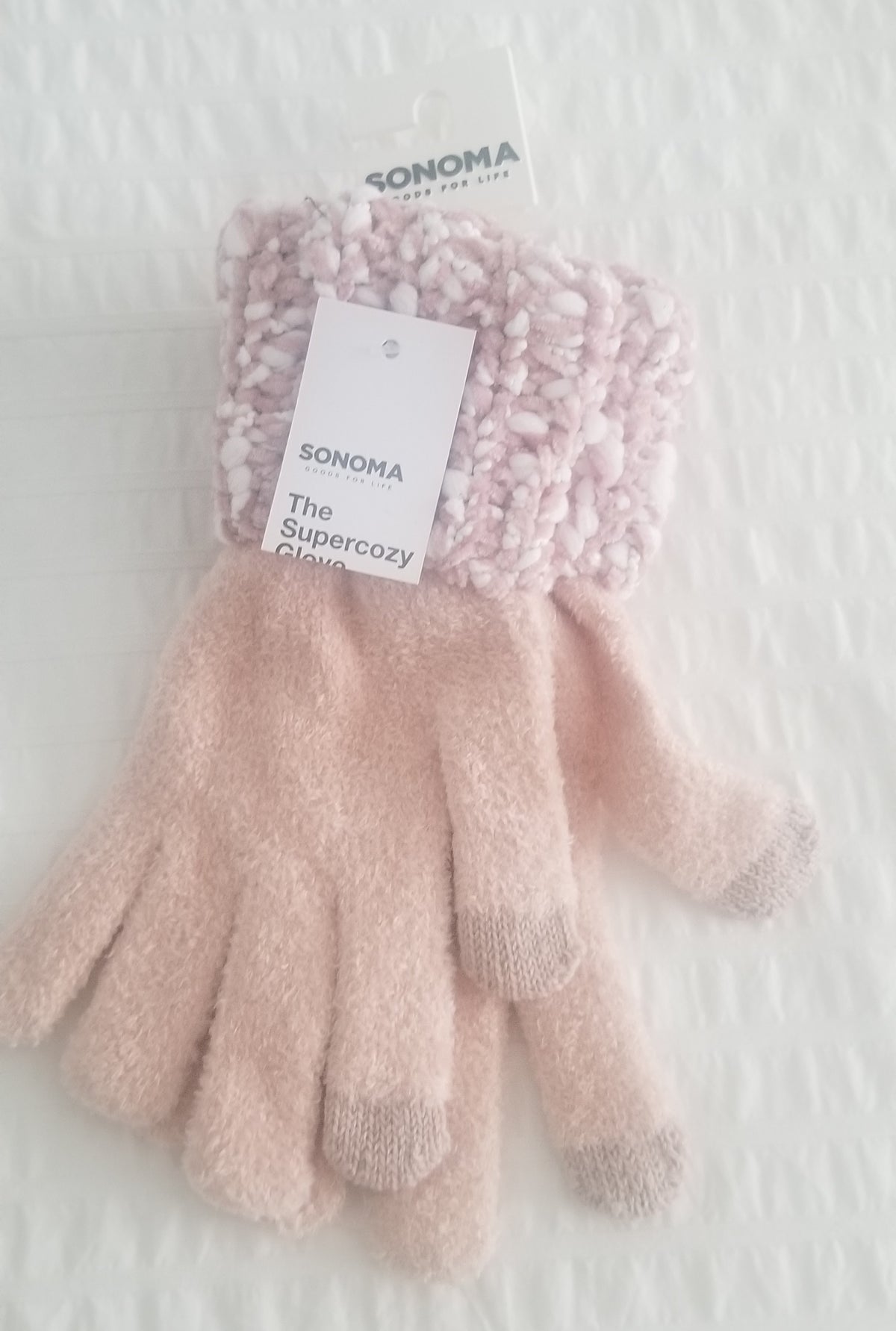 NWT SONOMA Pink Gloves One Size Adult