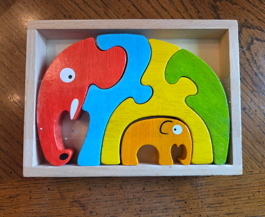 BeginAgain Wood Puzzle