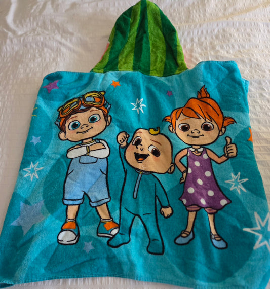 Cocomelon Hooded Towel 51x22 inches NWOT