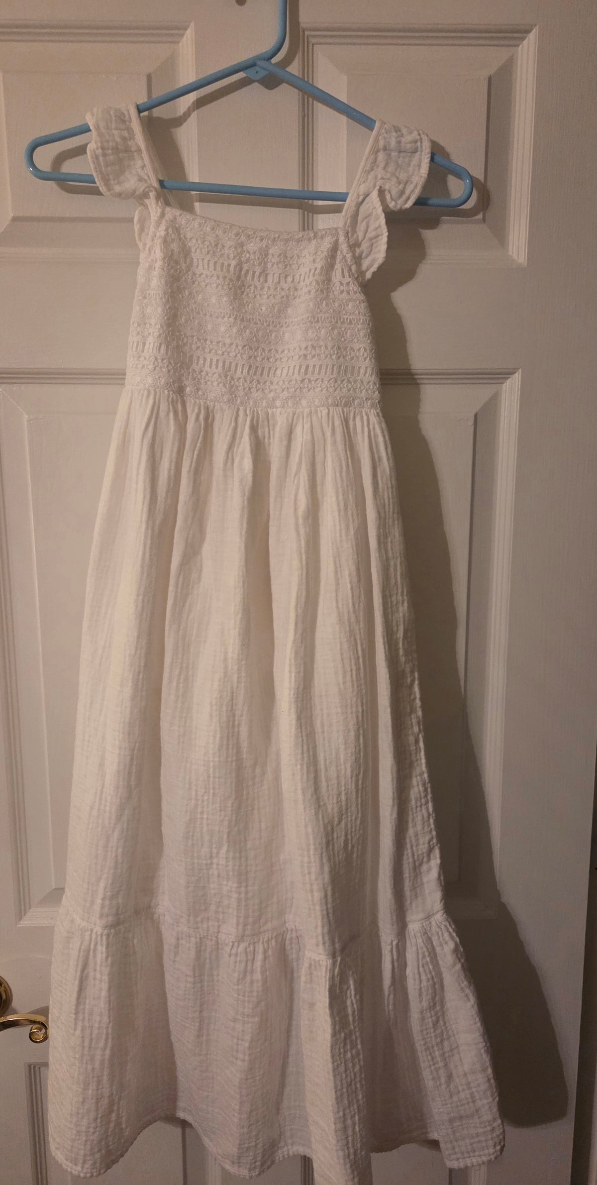 Cat & Jack Maxi Dress Lace Bodice EUC - size Youth - 8 (M)
