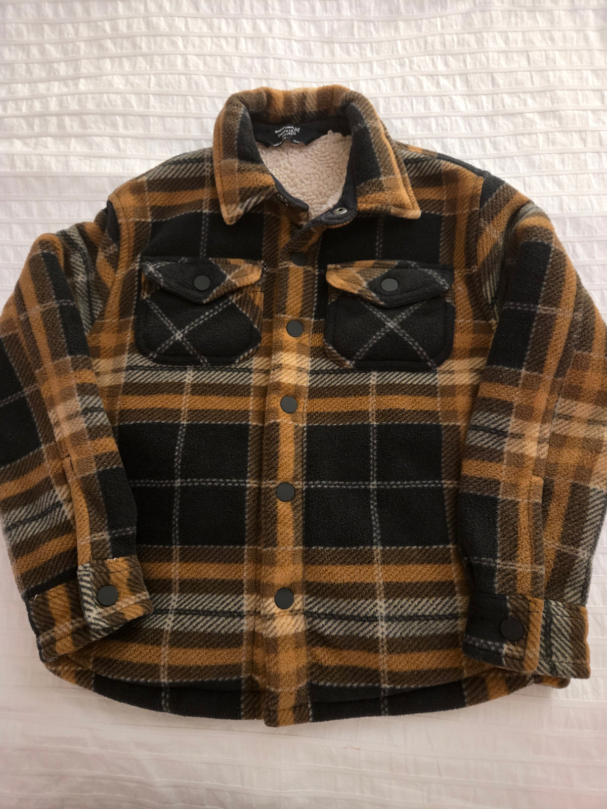 Members Mark Shacket Sherpa Lined, Clean - size Youth - 4 (XS)