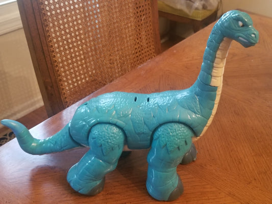 Blue Apalosaurus Dino 12 in tall