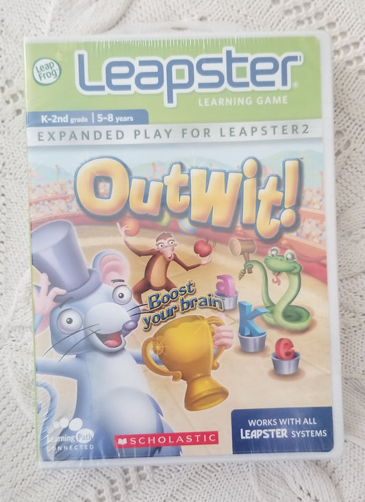 Leapster OUTWIT Game NEW K-2nd grade