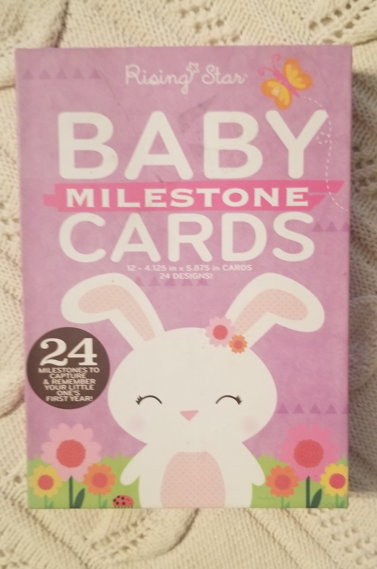 Baby Milestone Cards 24 Cards for the 1st yr