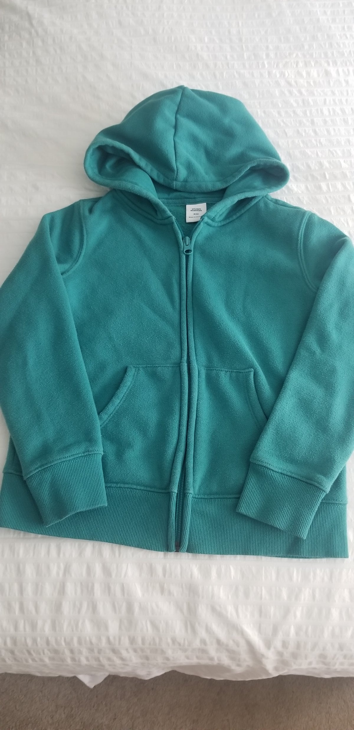 Green Hoodie Sz M (8) - size Youth - 8 (M)