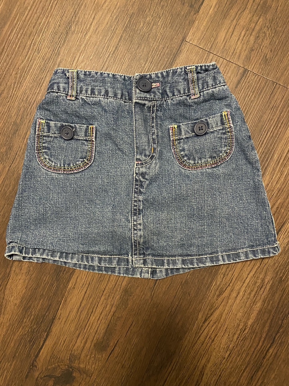 Carters jean skirt Shorts underneath - size Youth - 5 (XS)