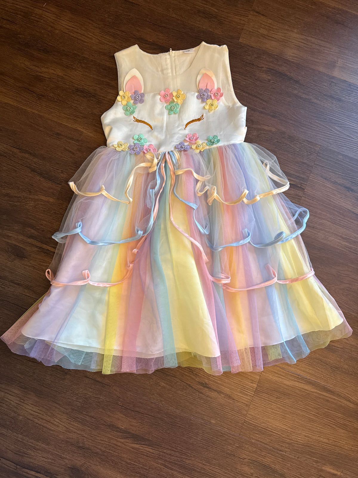 Unicorn Dress Could be costume - size Youth - 7 (S)