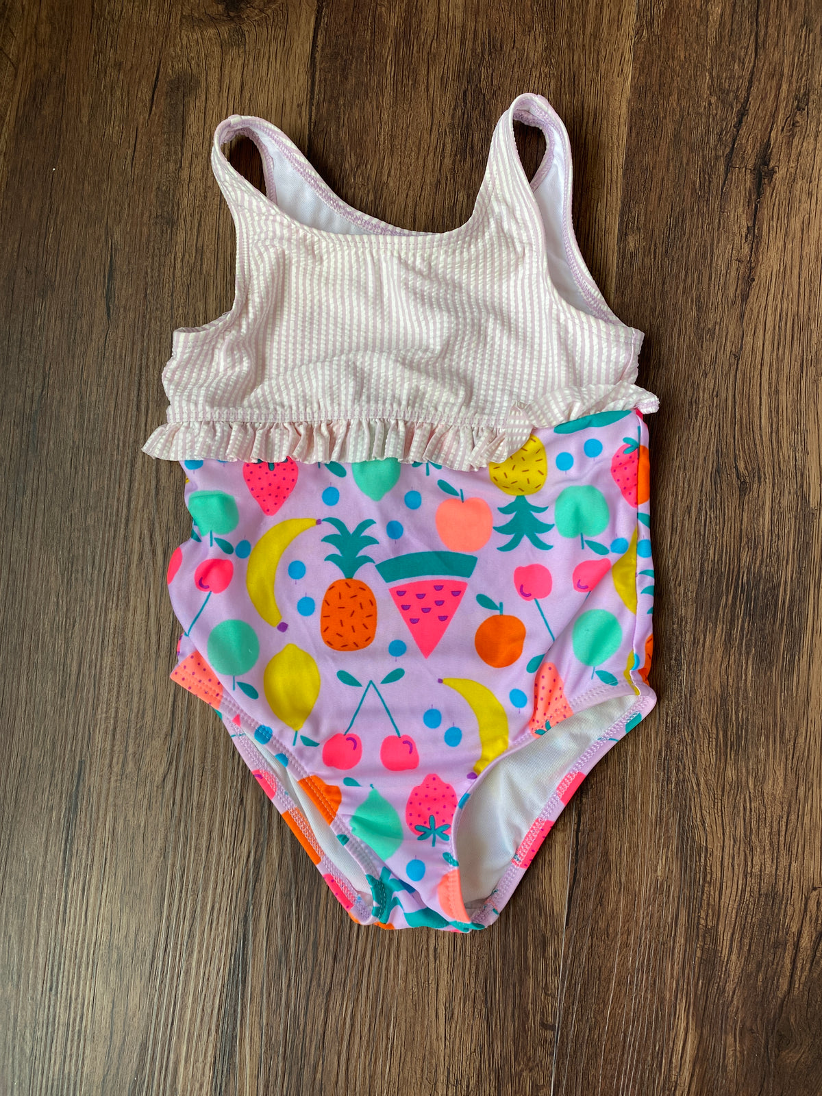 Cat & Jack one piece Purple w/fruit - size Toddler - 5T