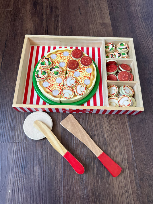 Melissa & Doug Wooden pizza party