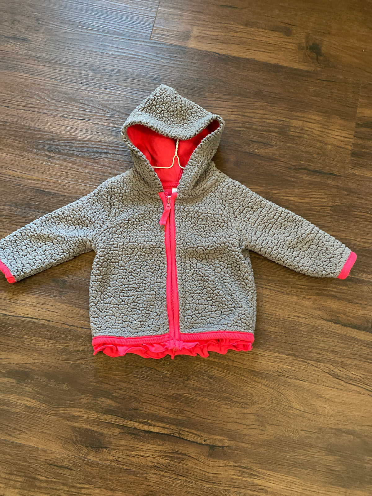 Circo 9M jacket Grey wool pink trim - size Month - 6-9 / 9M