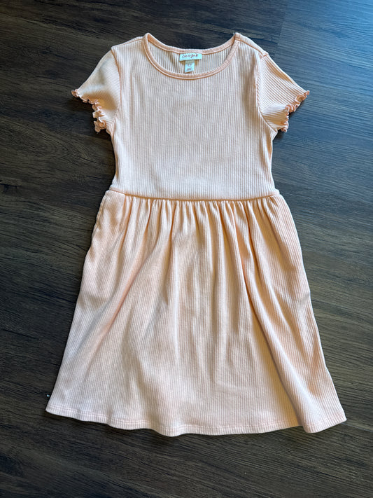 C&J dress S/S light orange - size Youth - 8 (M)