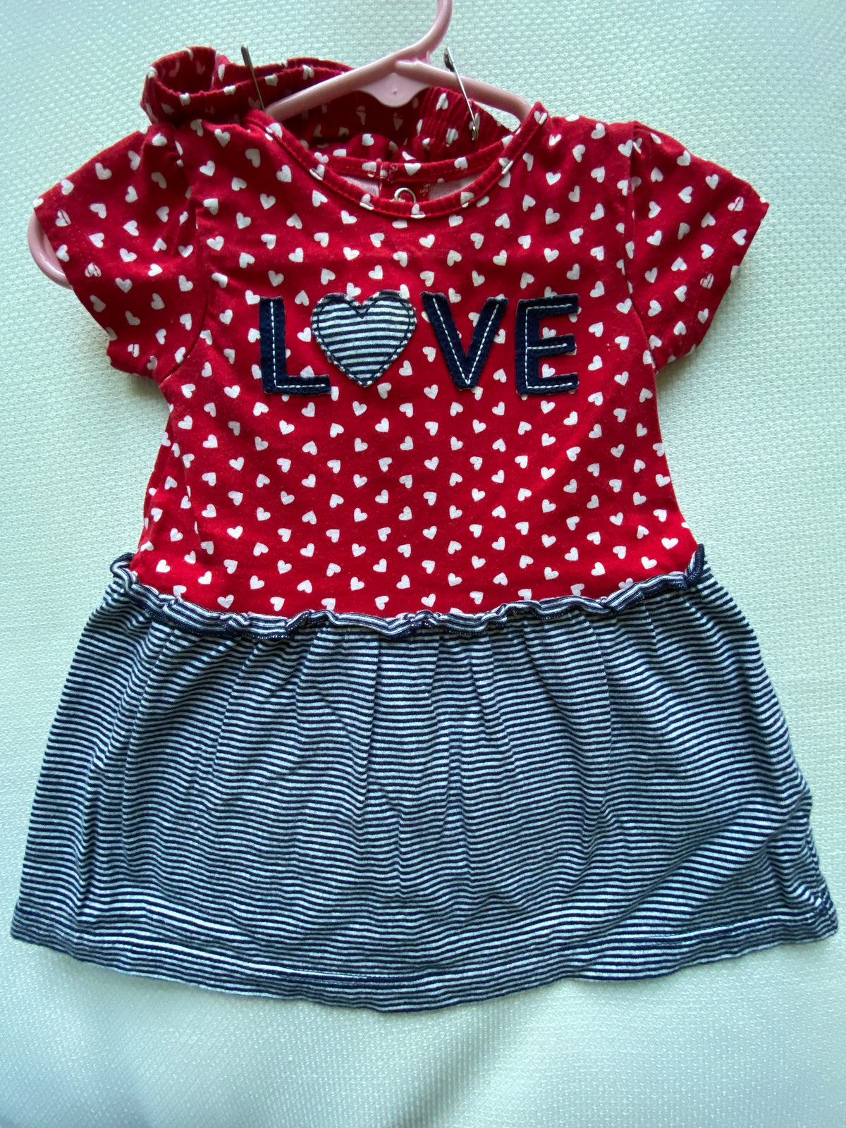 Carters Dress &bloomer Red/white/blue - size Month - 3-6 / 6M