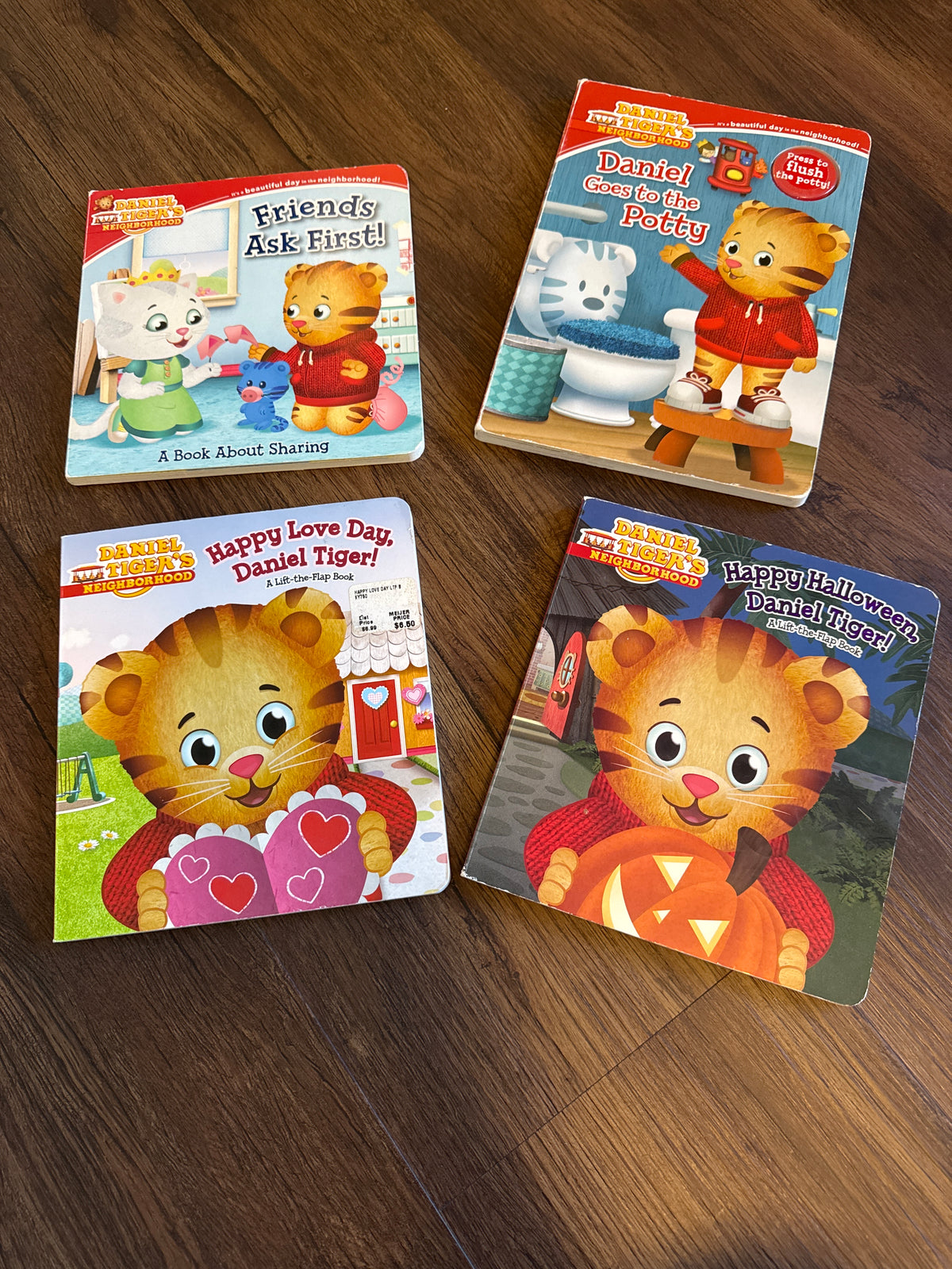 Daniel Tiger Board Books 4pc
