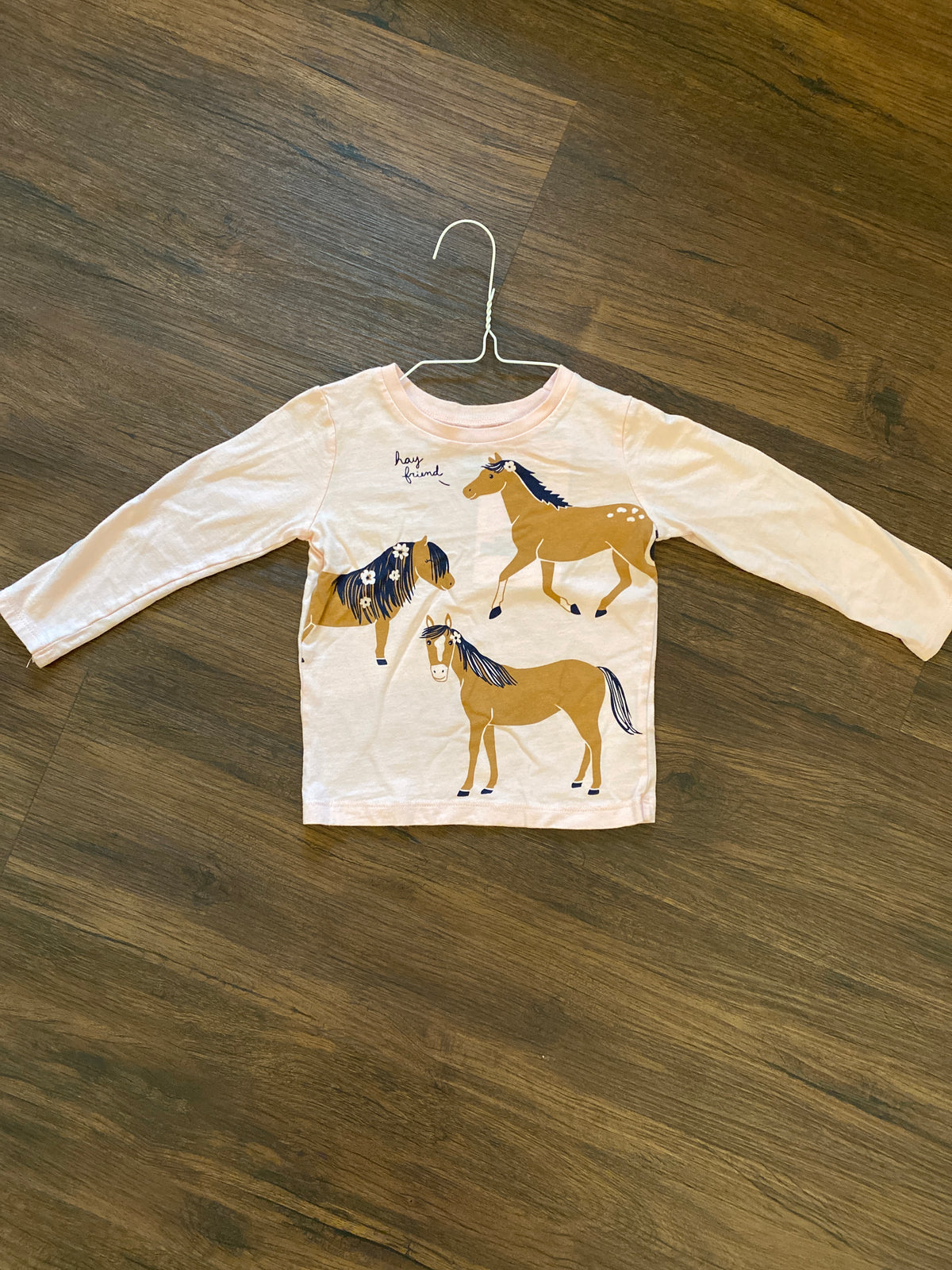 Carters top 24M Pink w horses - size Month - 18-24 / 24M