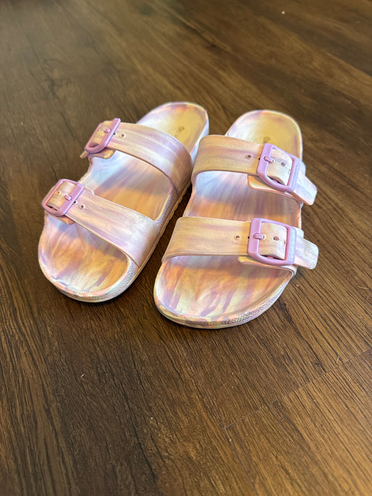 C&J Pink/purple Sandals - size Shoes - Kids 2