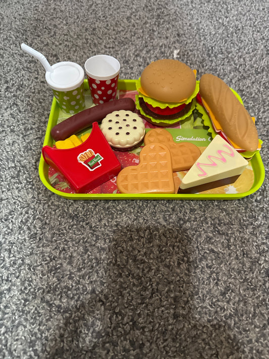 Restaurant Diner Food set.