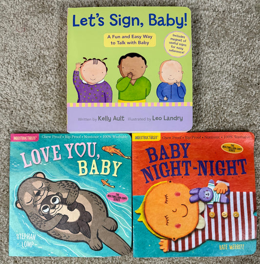 Book Bundle-SignLanguage Indestructibles