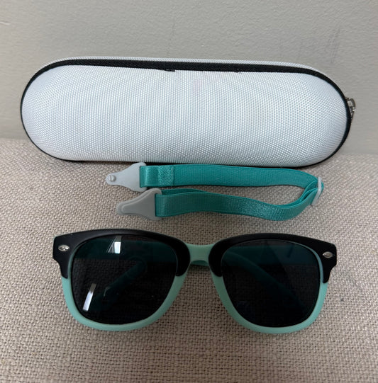 Baby Sunglasses Teal w/strap & case