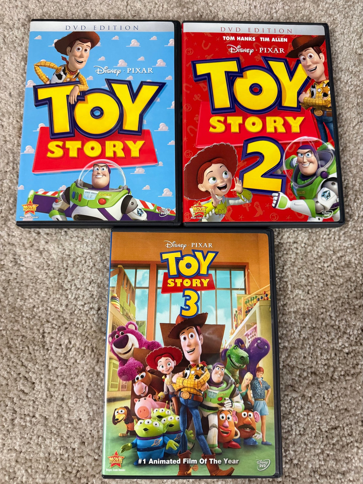 DisneyDVDs Toy Story 1-3