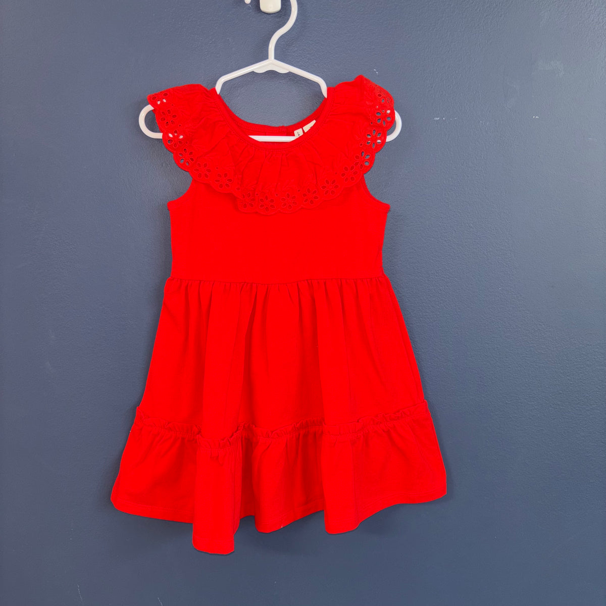 Janie&Jack cute red sleeveless dress - size Toddler - 2T