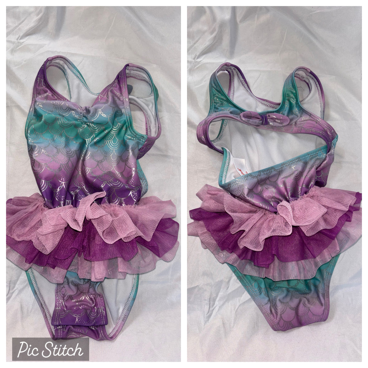 Cat&Jack mermaid suit with ruffle - size Toddler - 3T