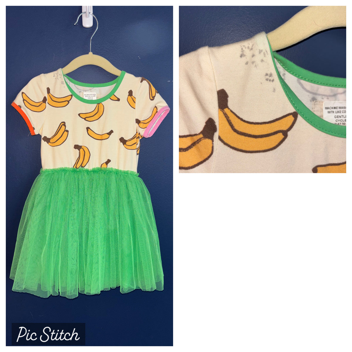 Taylor Joelle tutu dress with bananas - PLAY - size Toddler - 3T