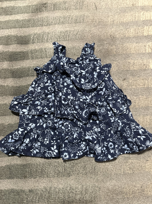 Blue floral dress - size Month - 12-18 / 18M