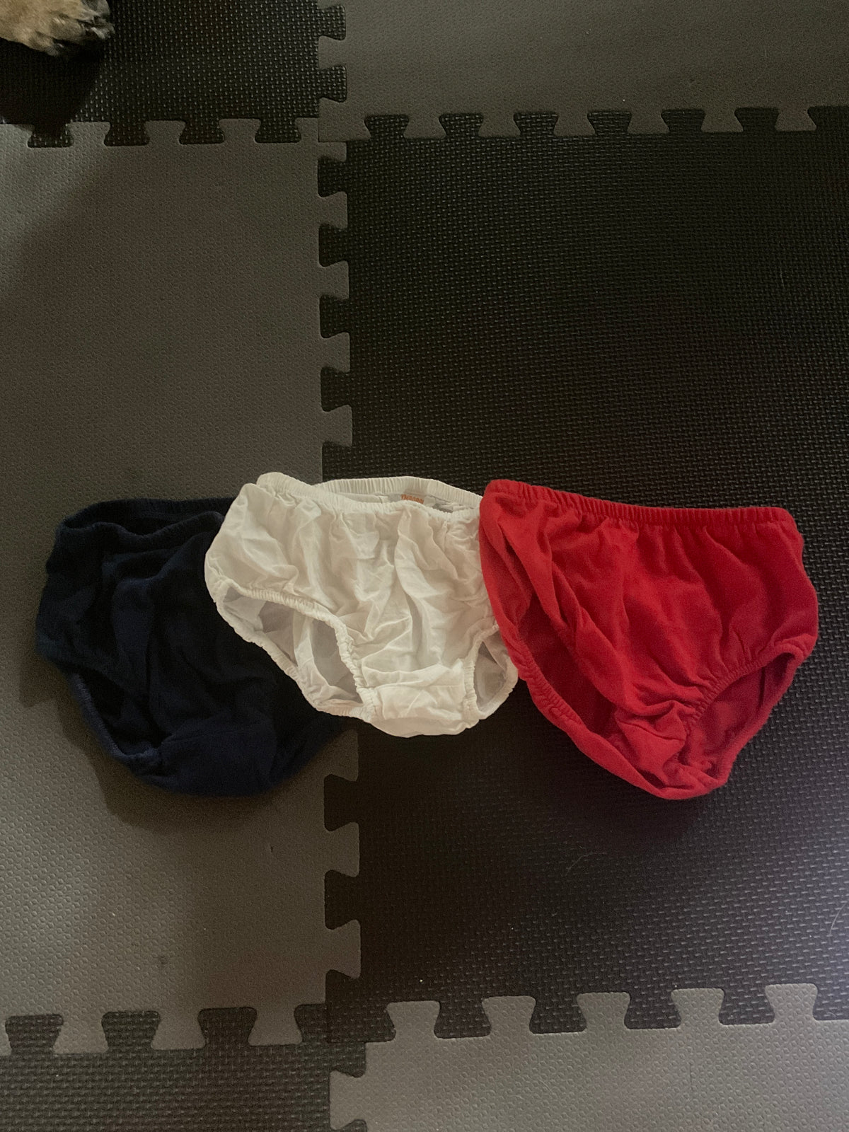 Red/white/blue bloomers - size Month - 12-18 / 18M