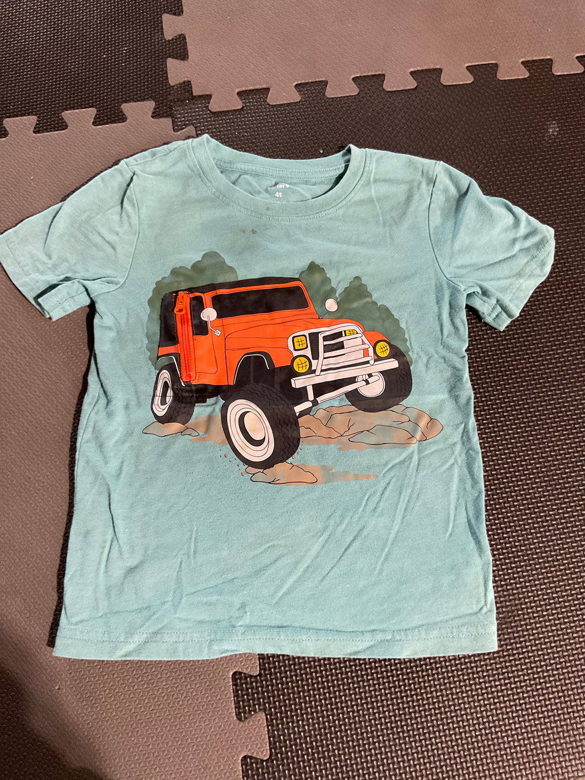 Zipper Jeep T-Shirt - size Toddler - 4T
