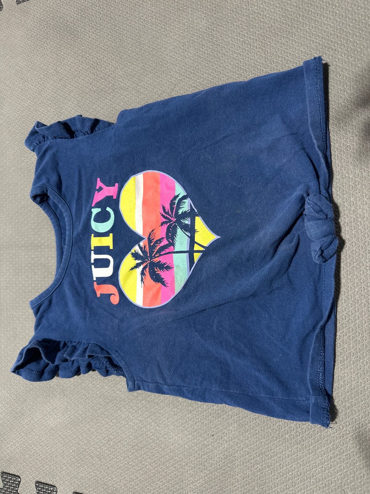 Juicy tank Palm trees heart - size Toddler - 3T