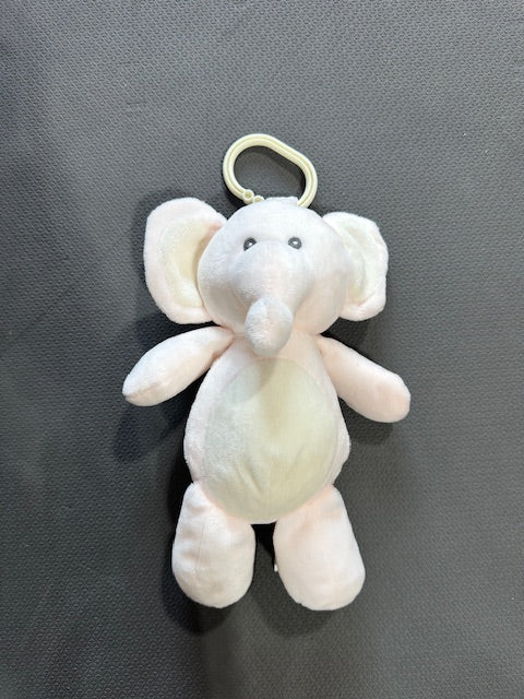 Pink elephant rattle