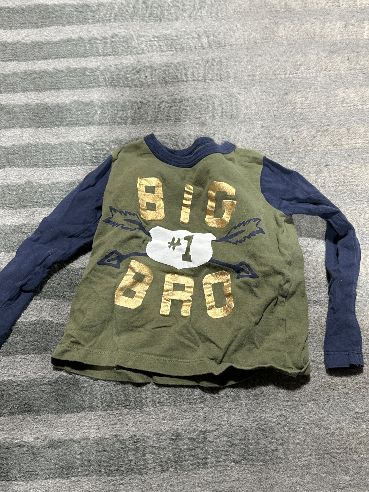 Big bro long sleeve shirt - size Toddler - 2T