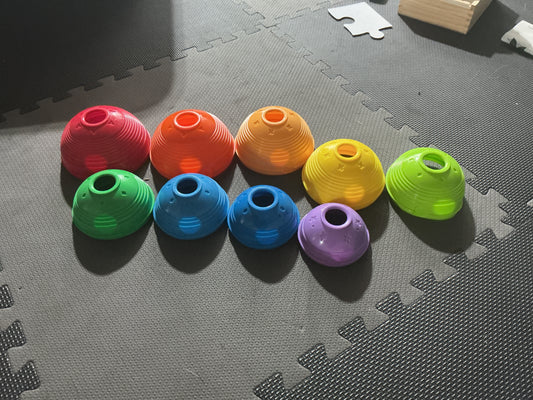 Stack and roll number Cups1-9