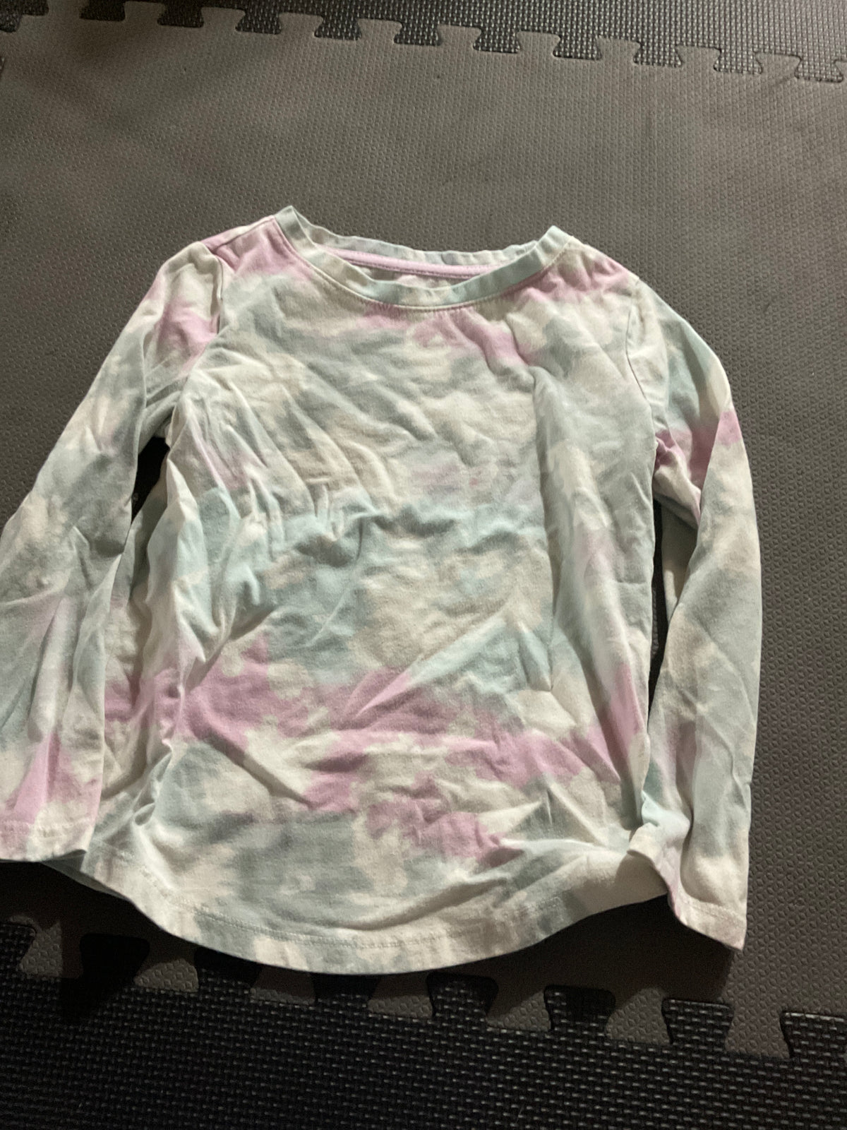 Blue and purple tie dye Long sleeve