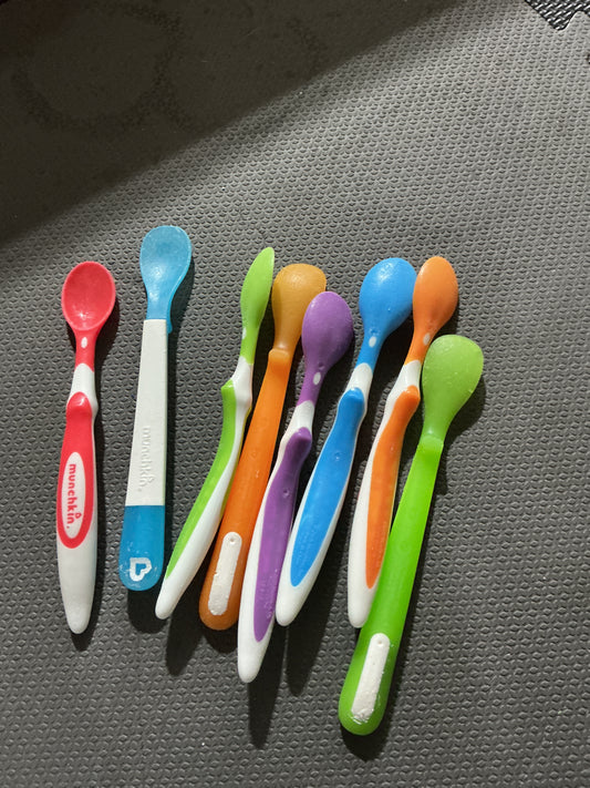8 infant spoons