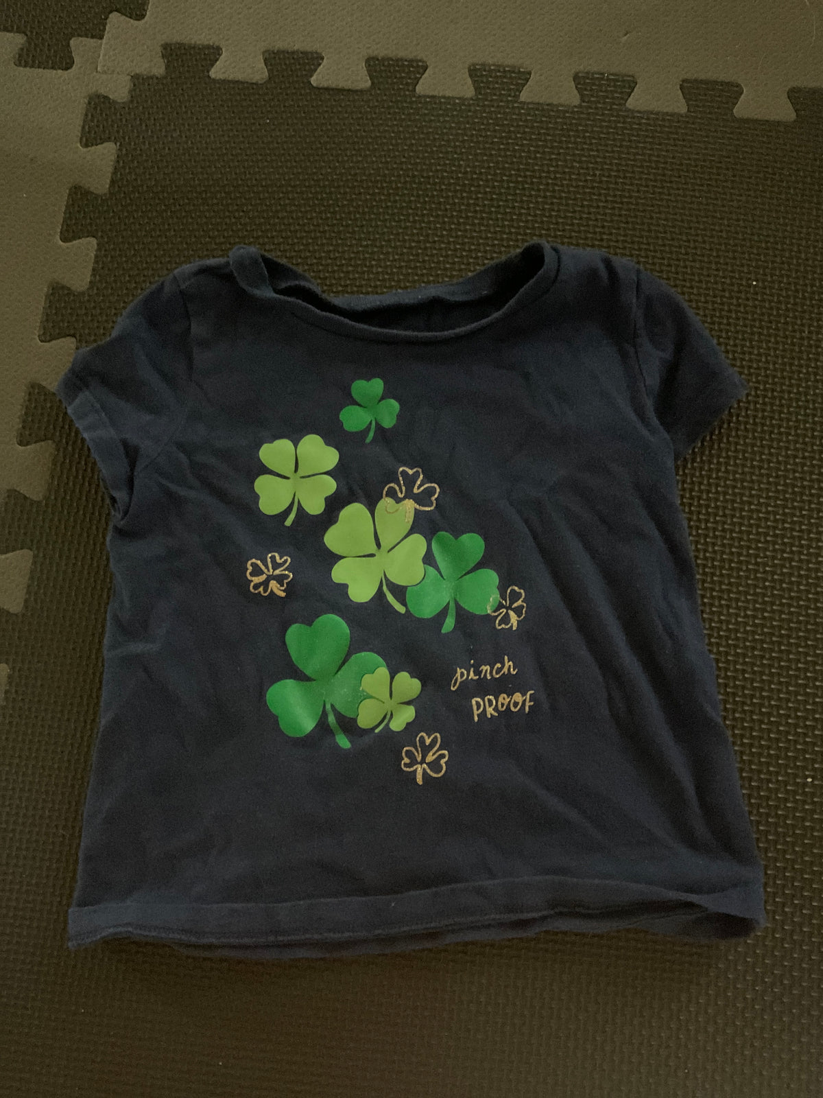 Blue shamrock shirt - size Month - 18-24 / 24M