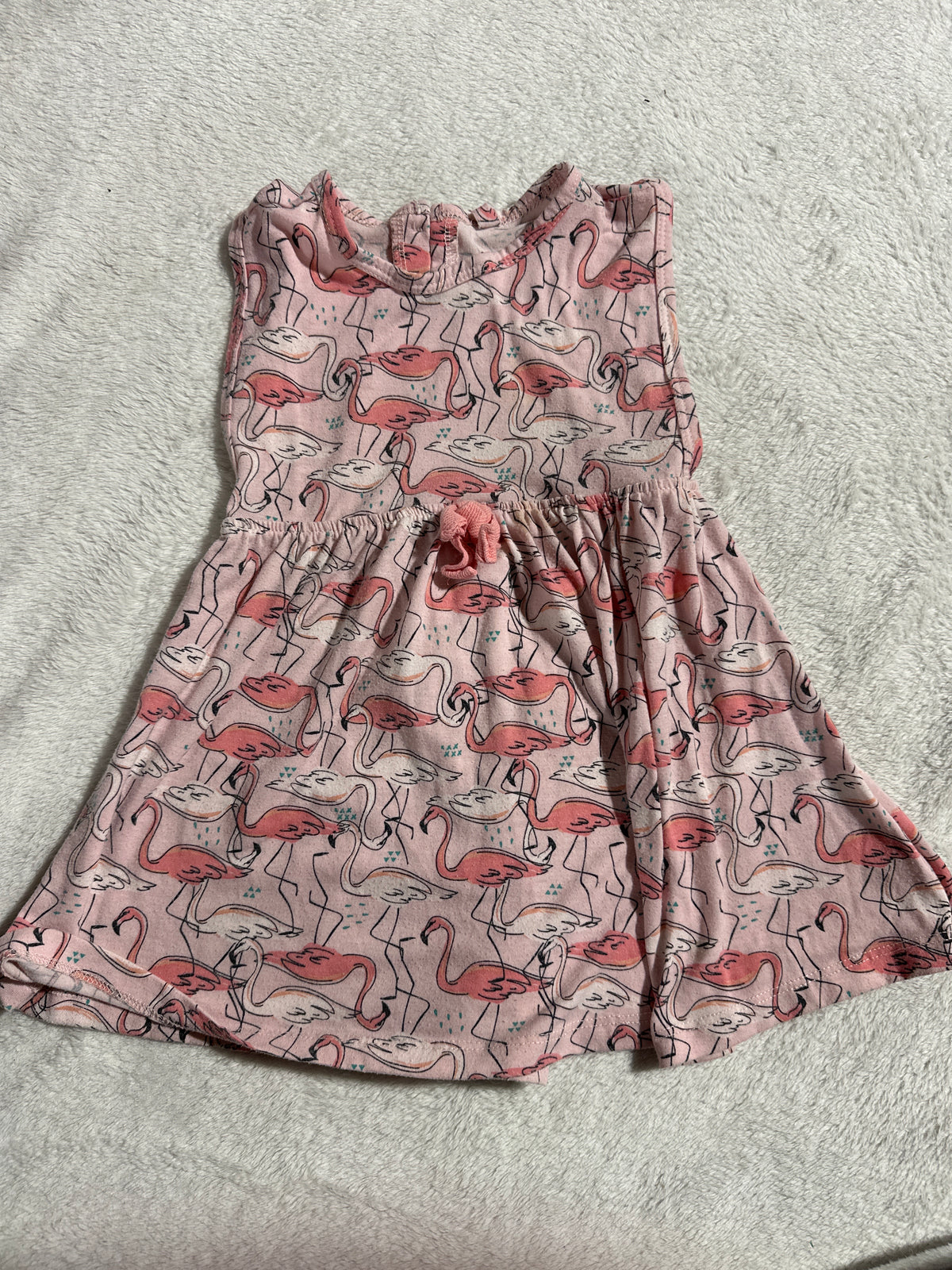 Flamingo summer dress Pink - size Month - 18-24 / 24M