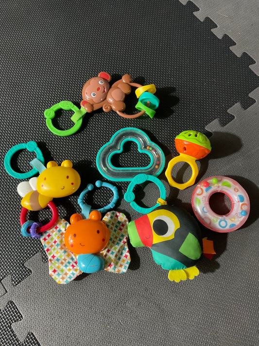 Assorted baby toys