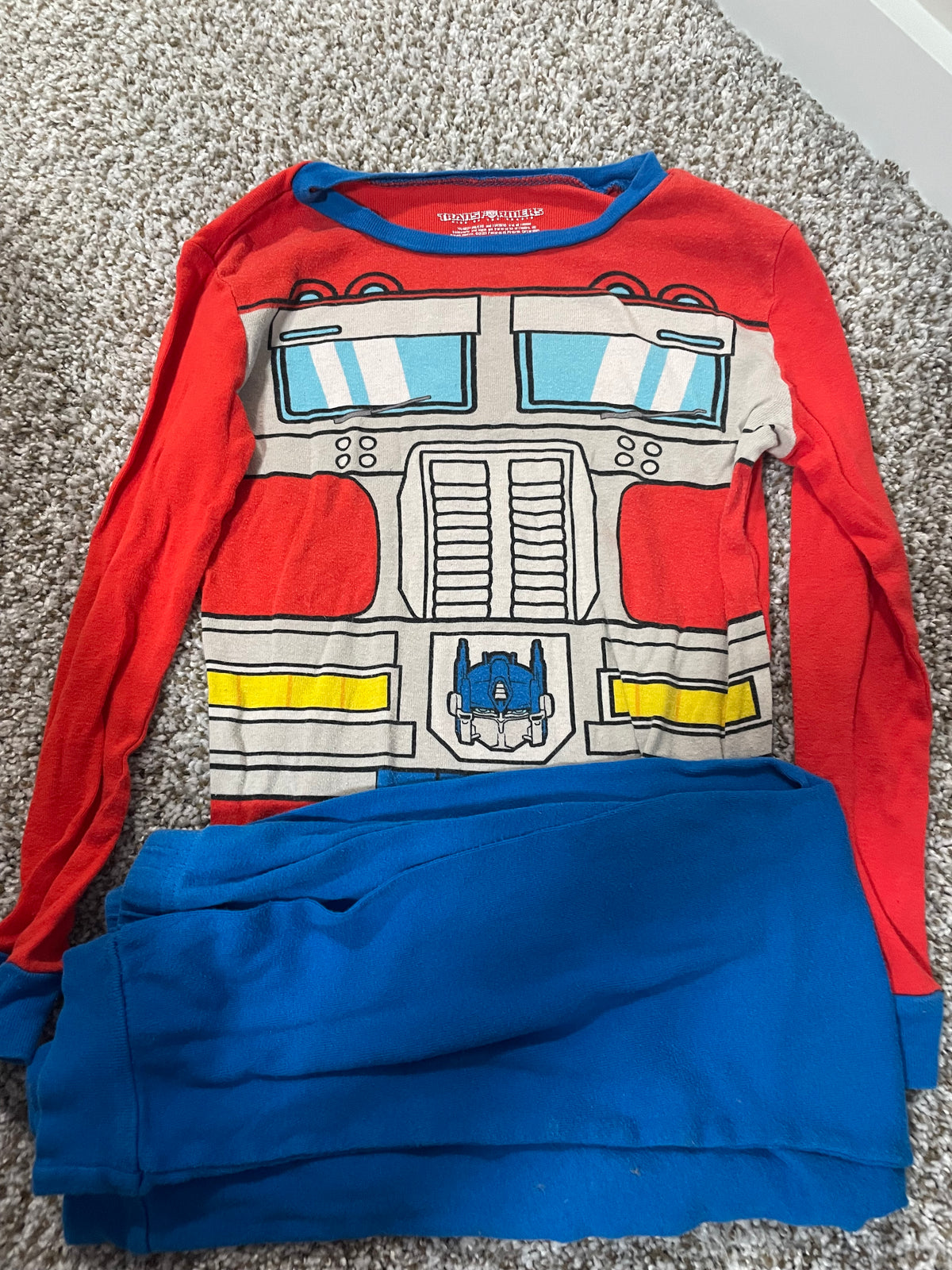 Transformers Optimus Prime GUC - size Youth - 10 (L)
