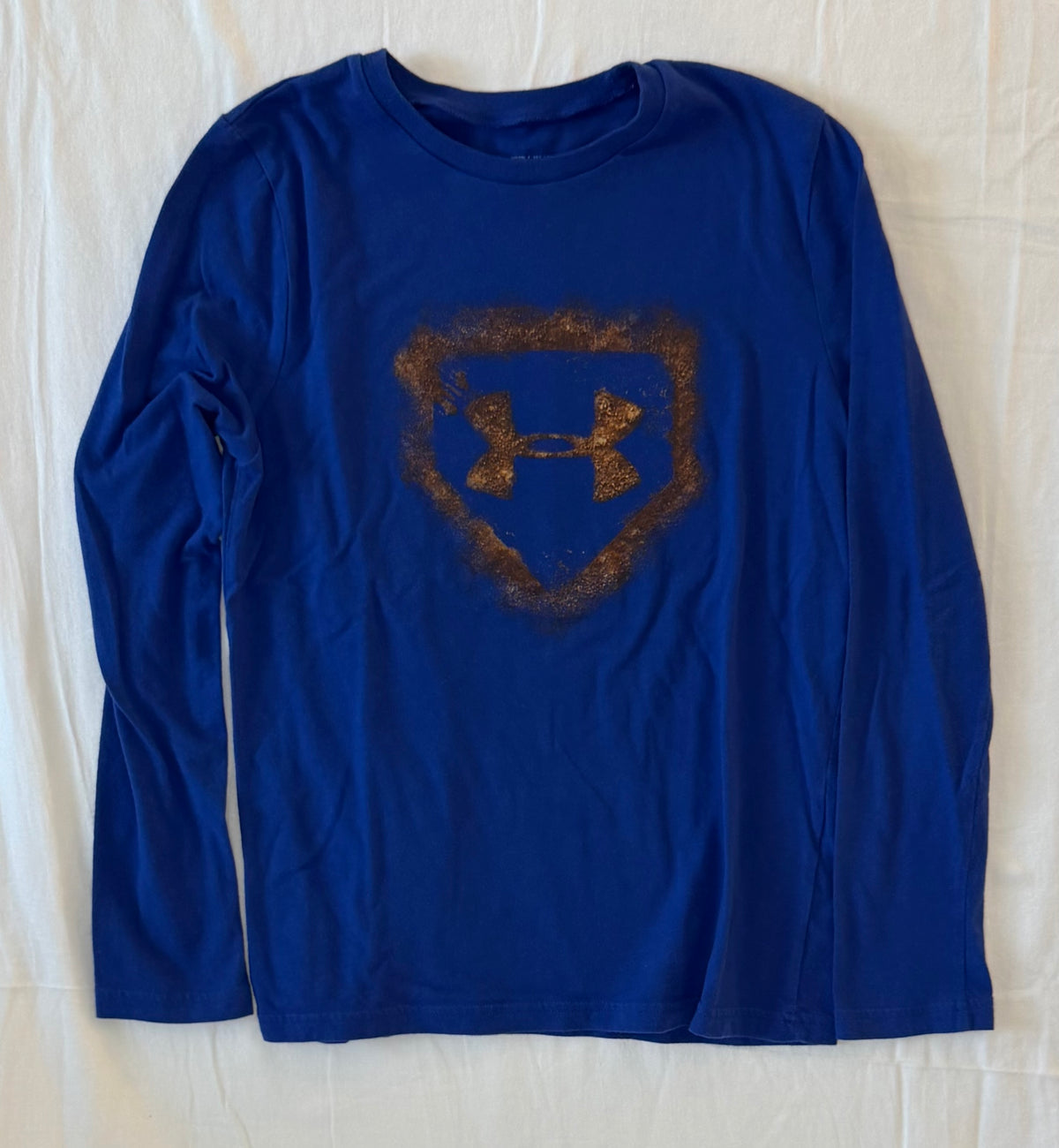 Under Armour Baseball long sleeve shirt. EUC. - size Youth - 8 (M)