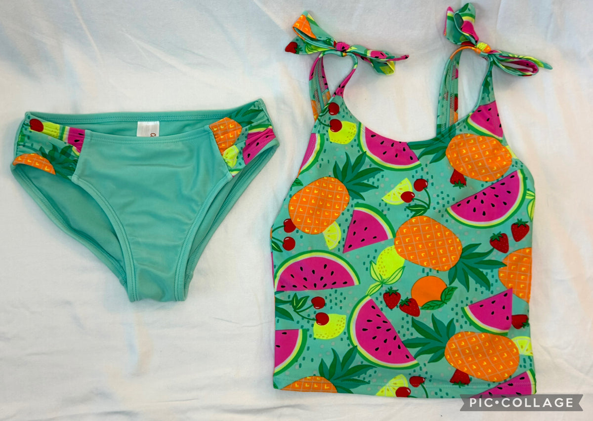 Cat & Jack 2 piece swimsuit. - size Youth - 8 (M)