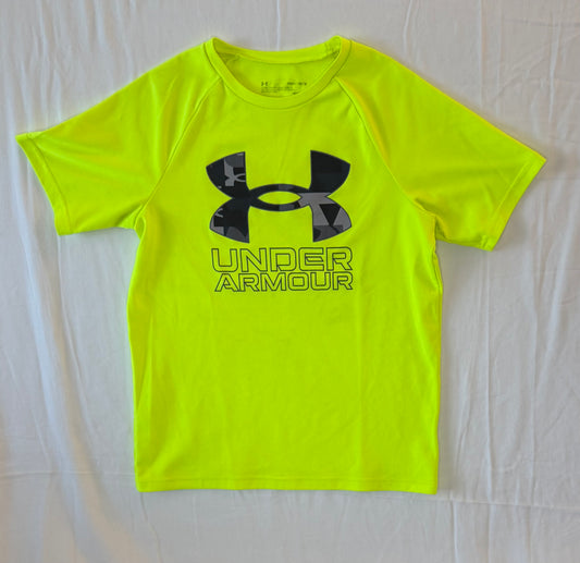 Under Armour bright yellow tshirt - size Youth - 8 (M)
