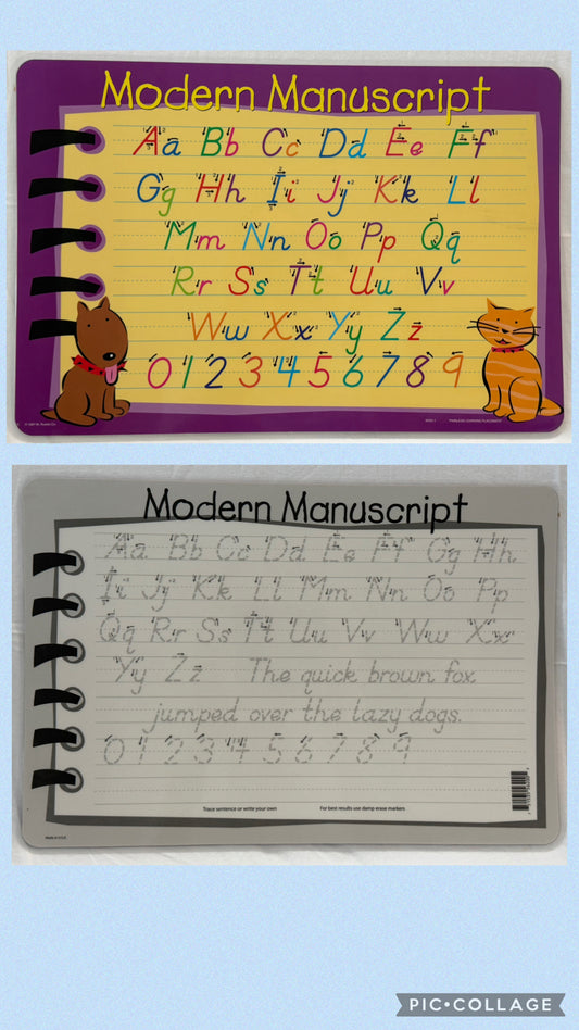 Alphabet/ handwriting Placemat